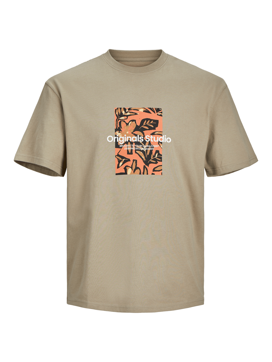 Camiseta estampada con logo gris - JORSEQUOIA