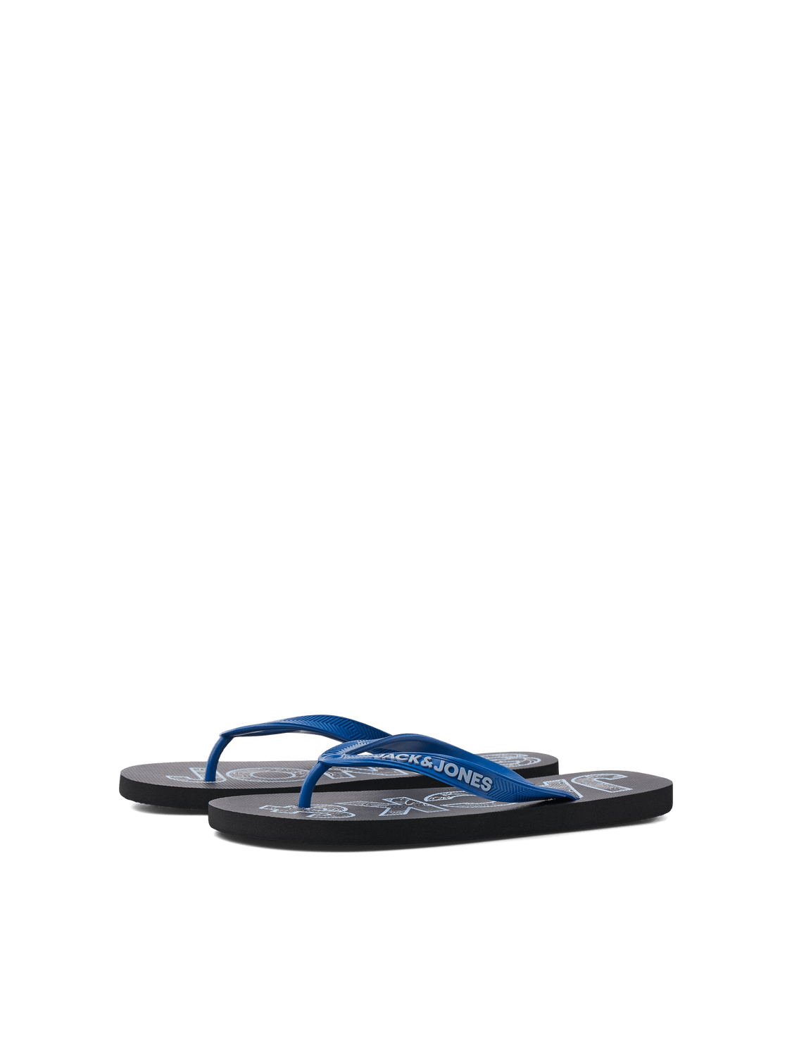 Chanclas logo negras - JFWLOGO