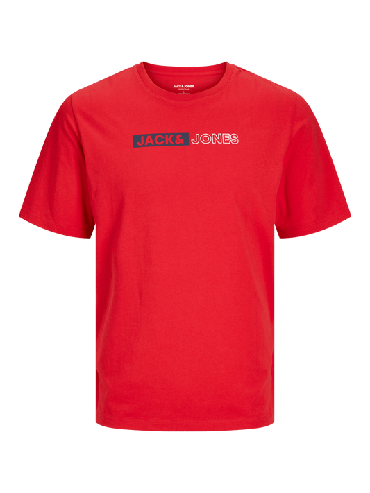 Camiseta con logo roja - JJECORP