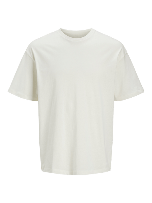 Camiseta oversize estampada blanca -JORPOPPY
