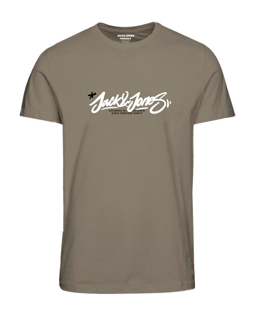 Camiseta con logo gris - JORSEQUOIA