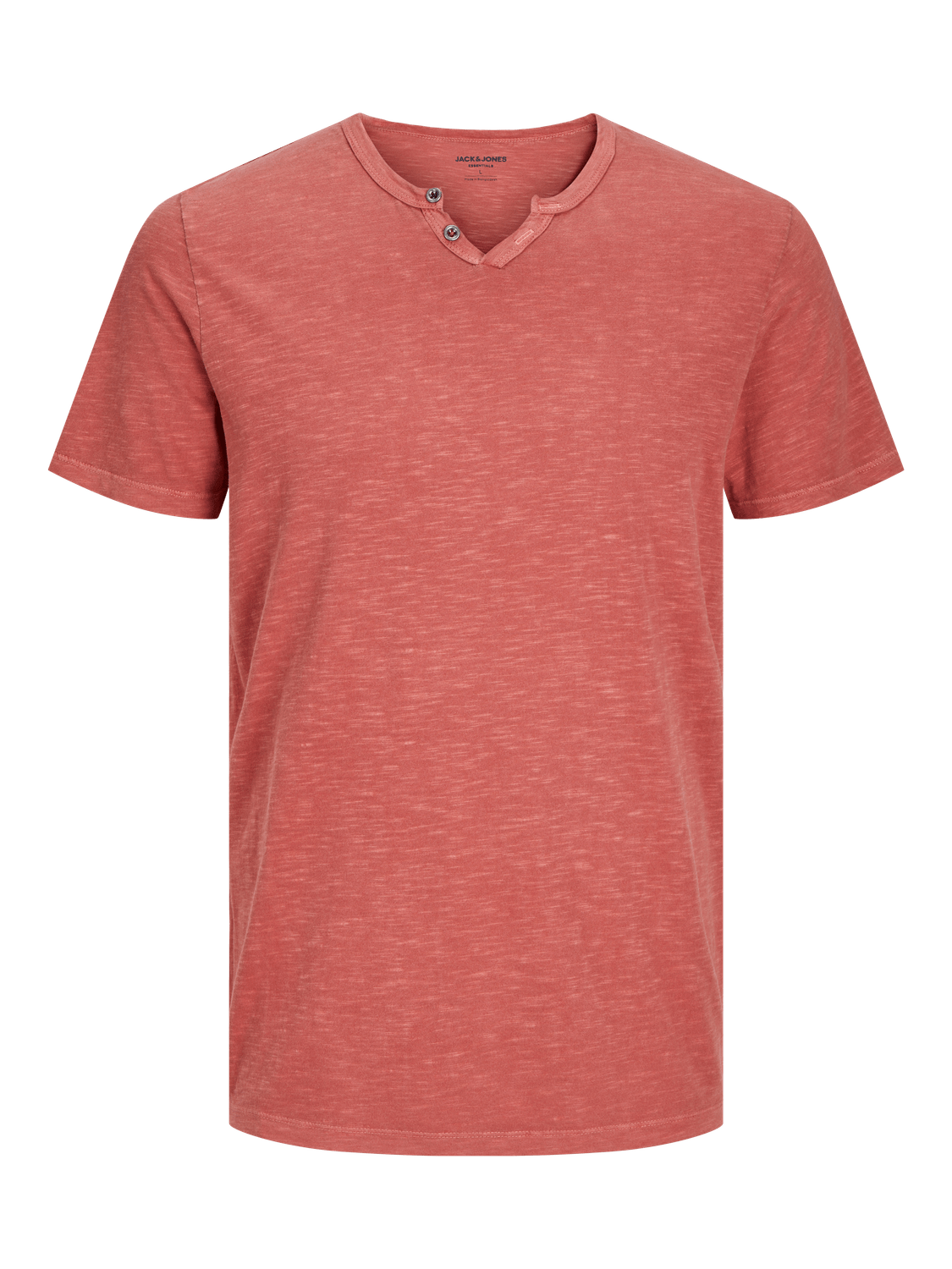 Camiseta cuello pico rojo - JJESPLIT