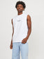 Camiseta de tirantes oversize con logo blanca - JORVESTERBRO