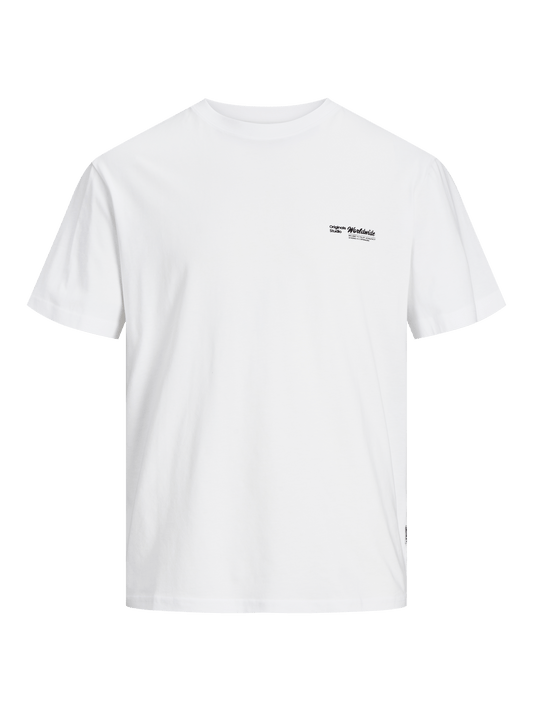 Camiseta estampada blanca - JORSEQUOIA