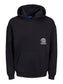 Sudadera negra con capucha - JORTYPEN