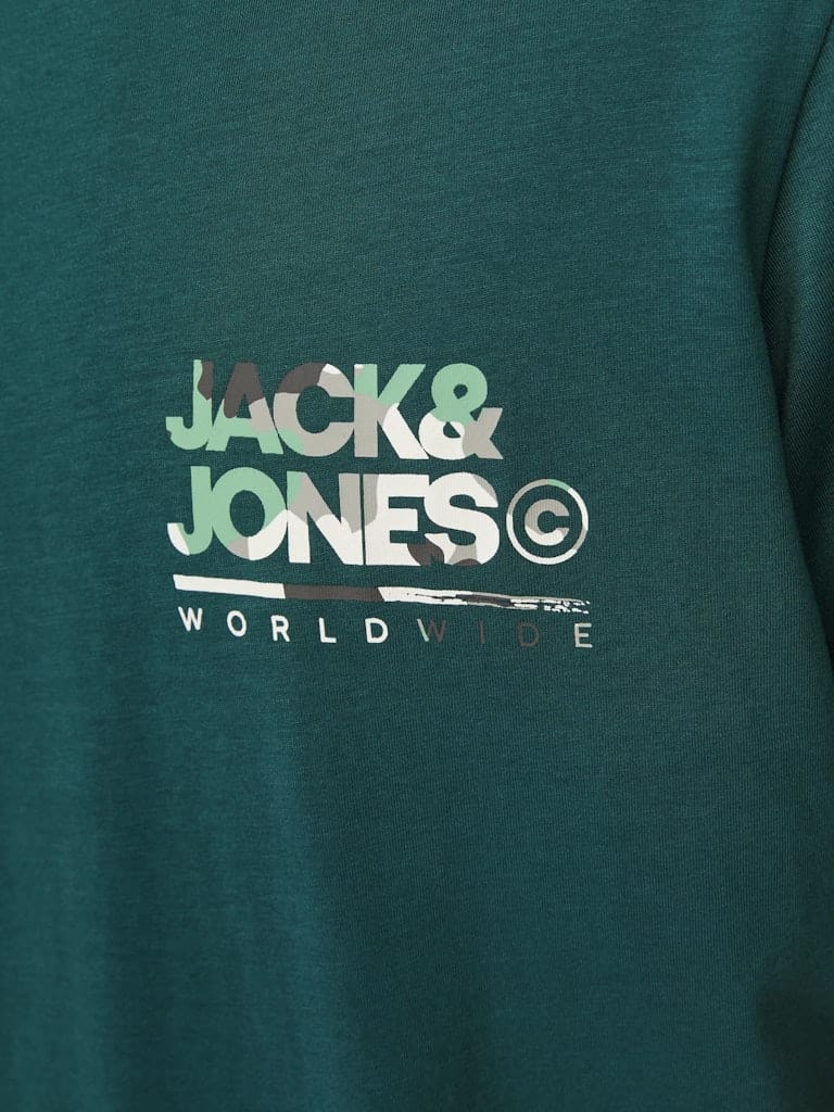 Camiseta con logo verde - JJLUKE