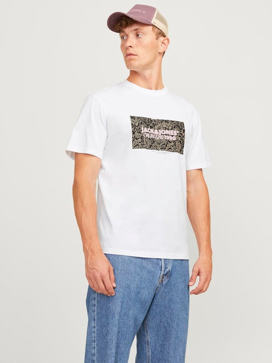 Camiseta con logo blanca - JORBUSHWICK