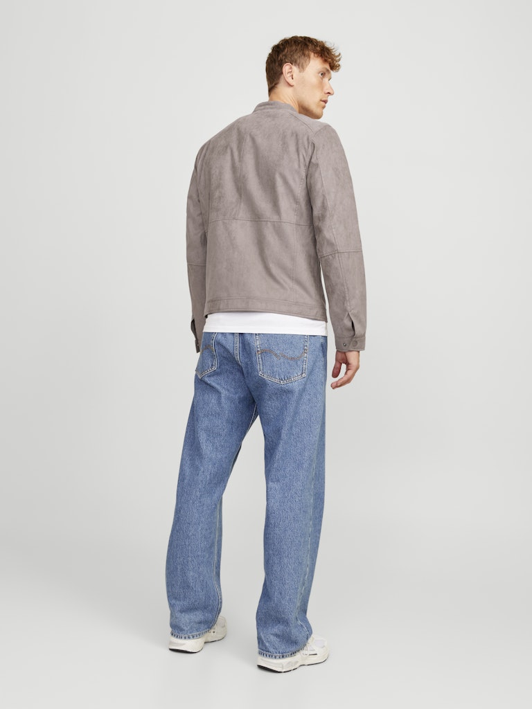 Chaqueta Efecto Ante Marrón - JJEDYLAN