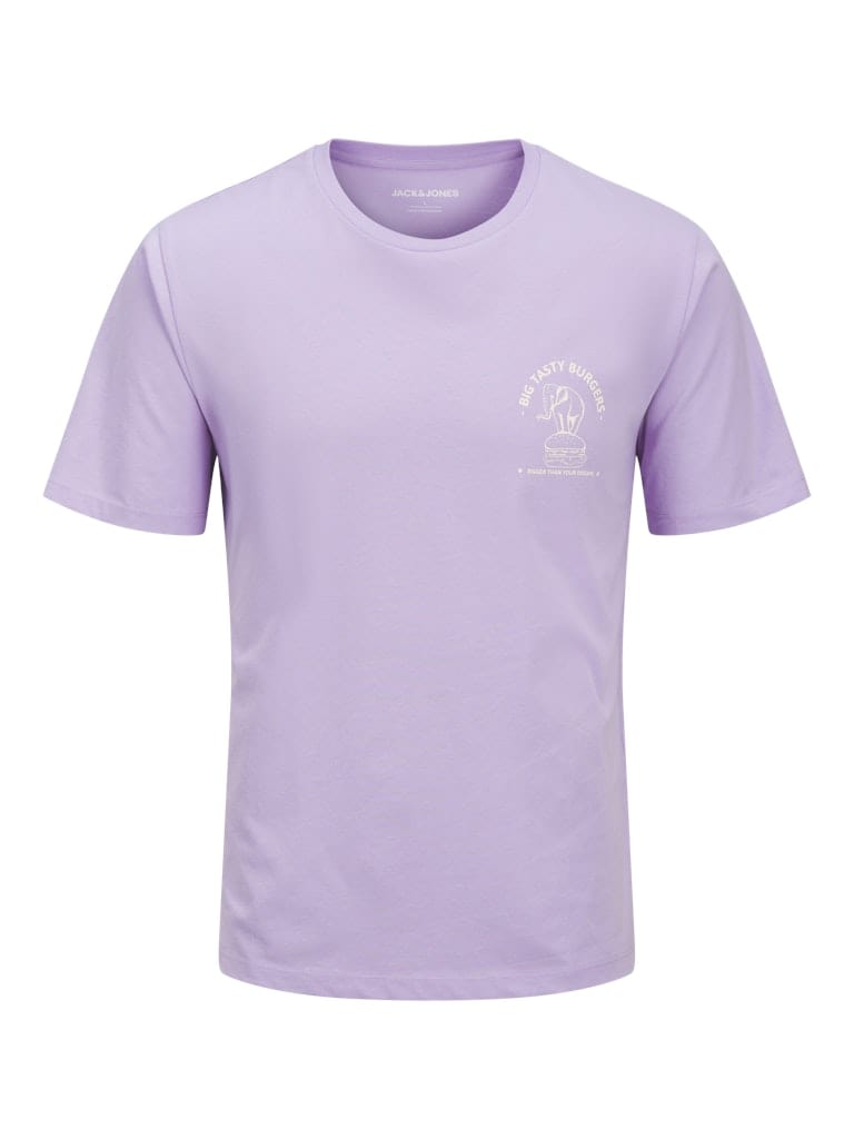 Camiseta con estampado morada - JJCARTER