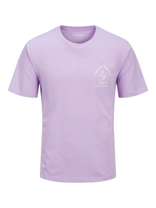 Camiseta con estampado morada - JJCARTER