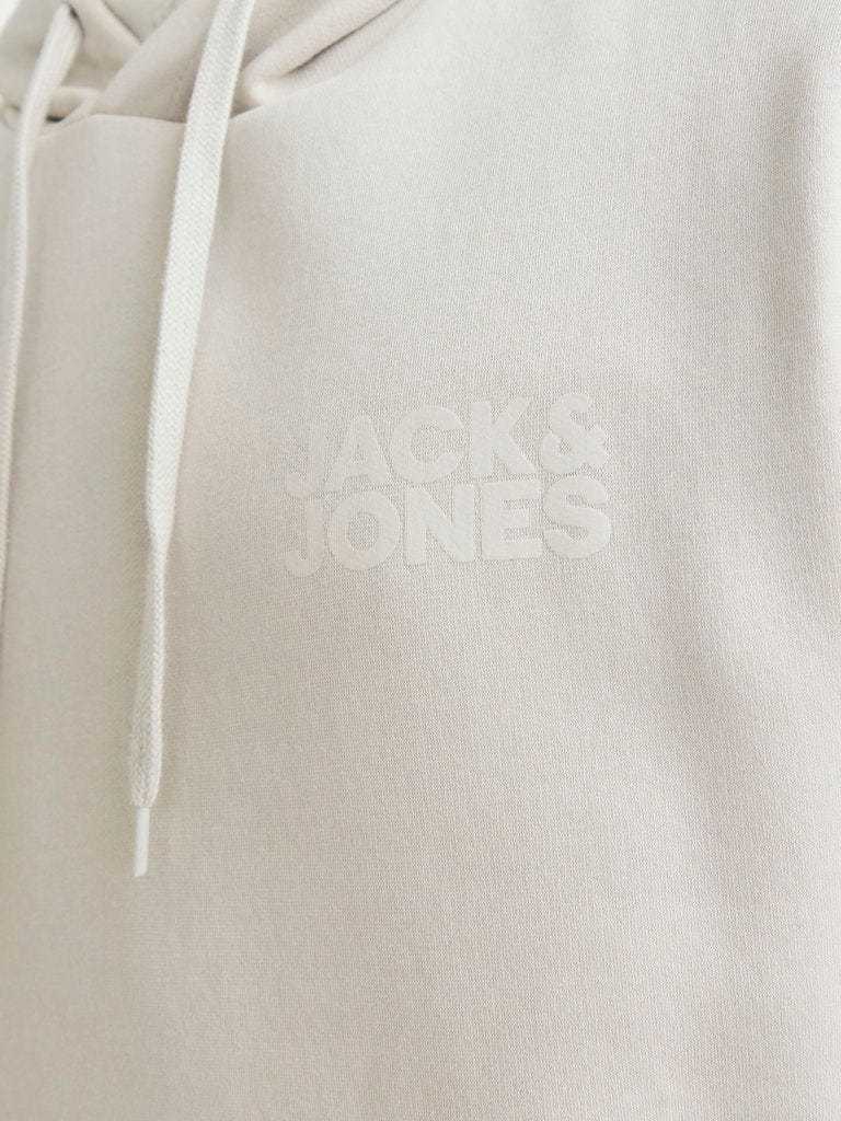 Sudadera logo con capucha gris - JJECORP