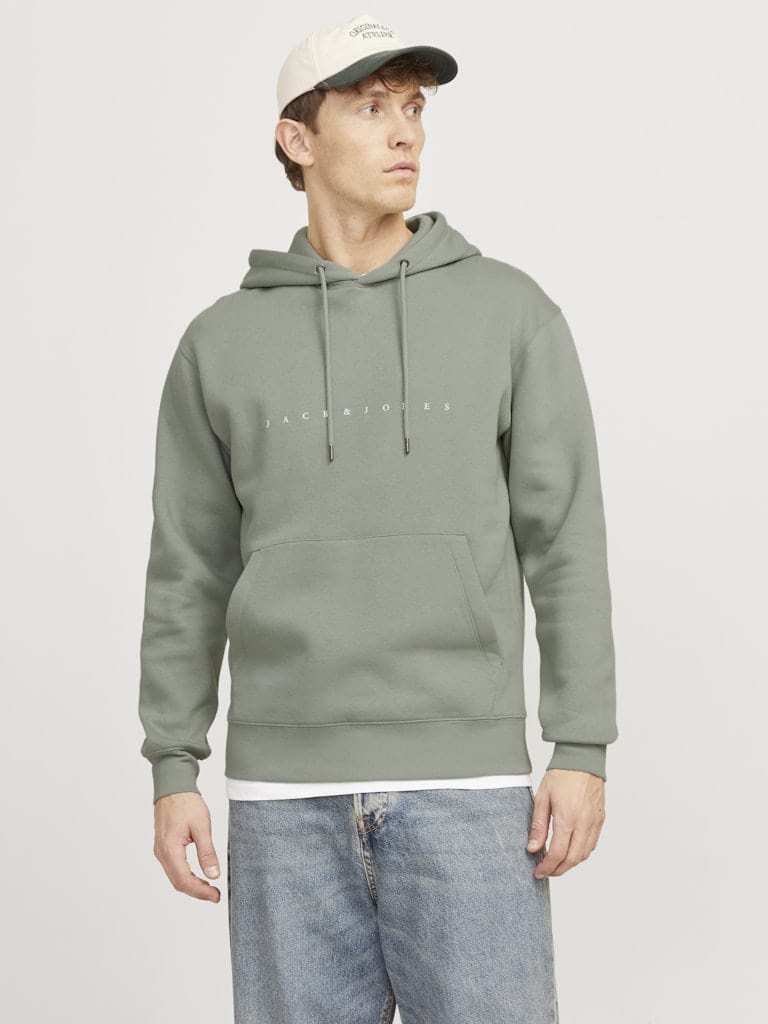 Sudadera con capucha verde - JJESTAR