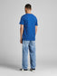 Camiseta de algodón orgánico de manga corta azul ORGANIC BASIC