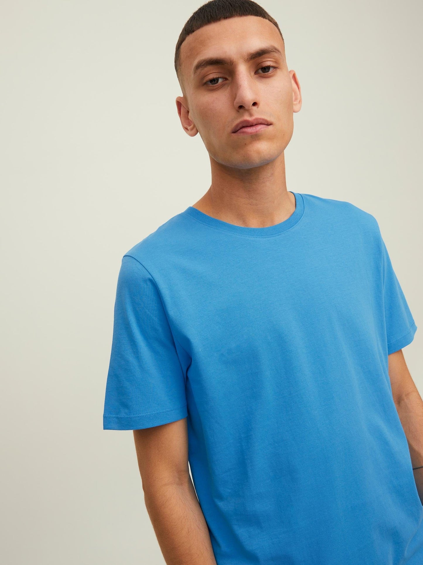 Camiseta de manga corta azul - ORGANIC BASIC