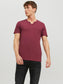 Camiseta cuello pico Rosa - SPLIT