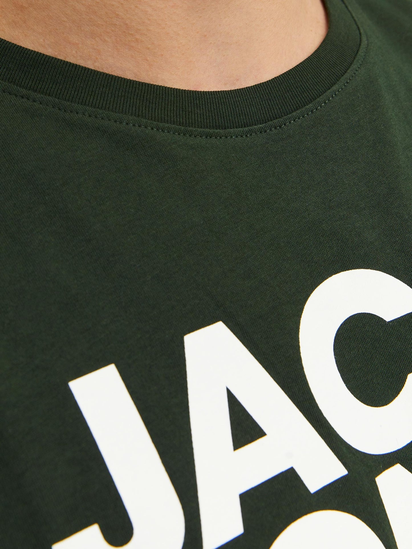 Camiseta de manga corta con logo verde oscuro - Corp