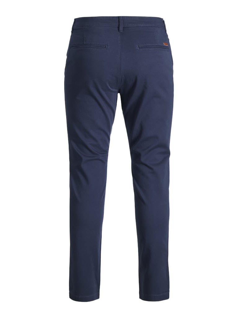 Pantalón Chino ajustado azul oscuro - JPSTMARCO JJBOWIE NOOS