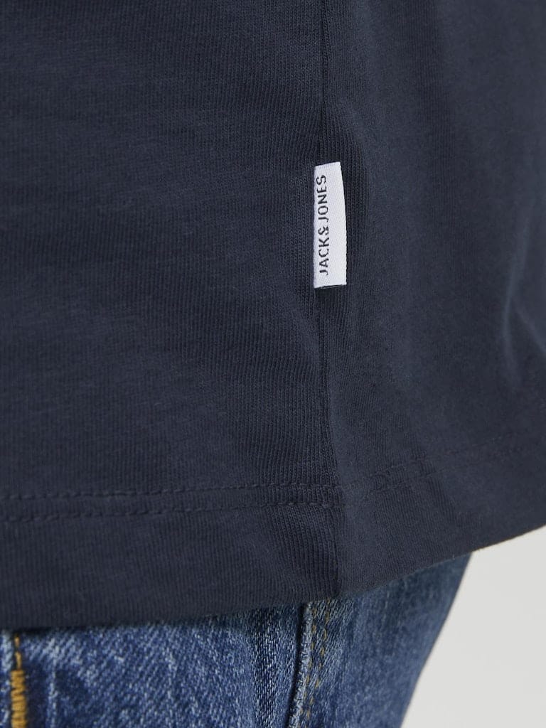 Camiseta azul - JJEORGANIC BASIC TEE SS O-NECK NOOS