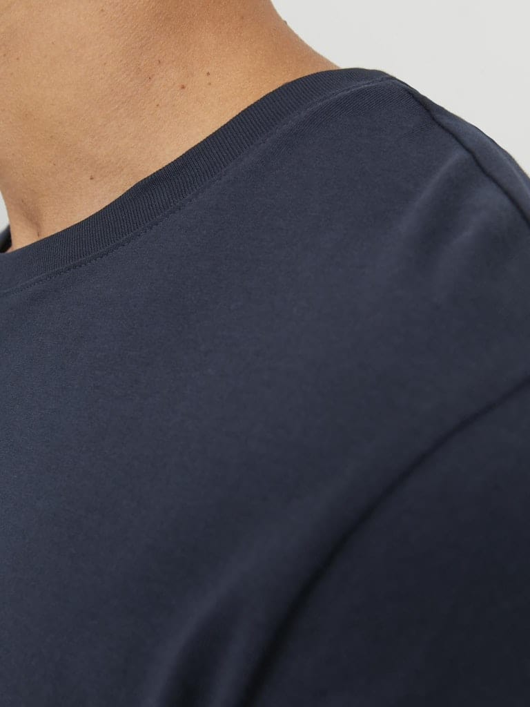 Camiseta azul - JJEORGANIC BASIC TEE SS O-NECK NOOS