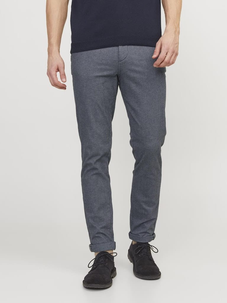 Pantalón chino gris - JPSTMARCO FURY FADED DENIM NOOS