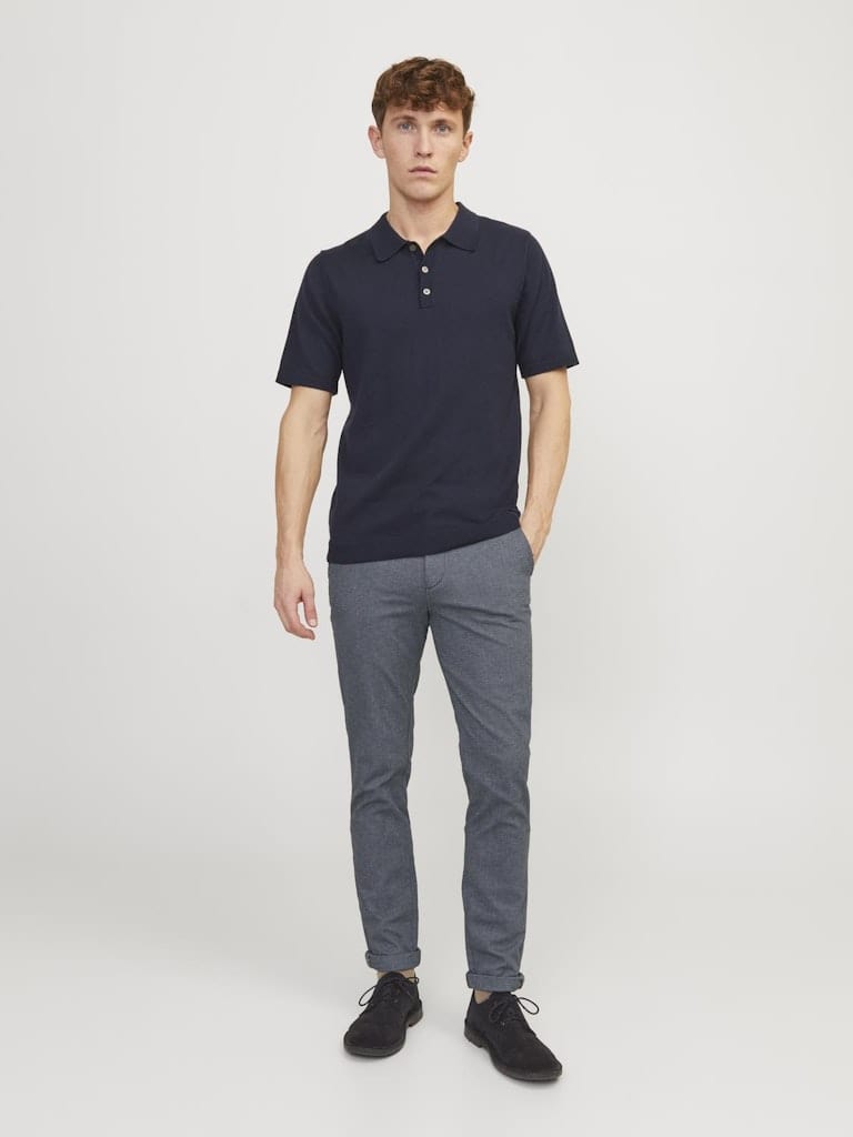 Pantalón chino gris - JPSTMARCO FURY FADED DENIM NOOS