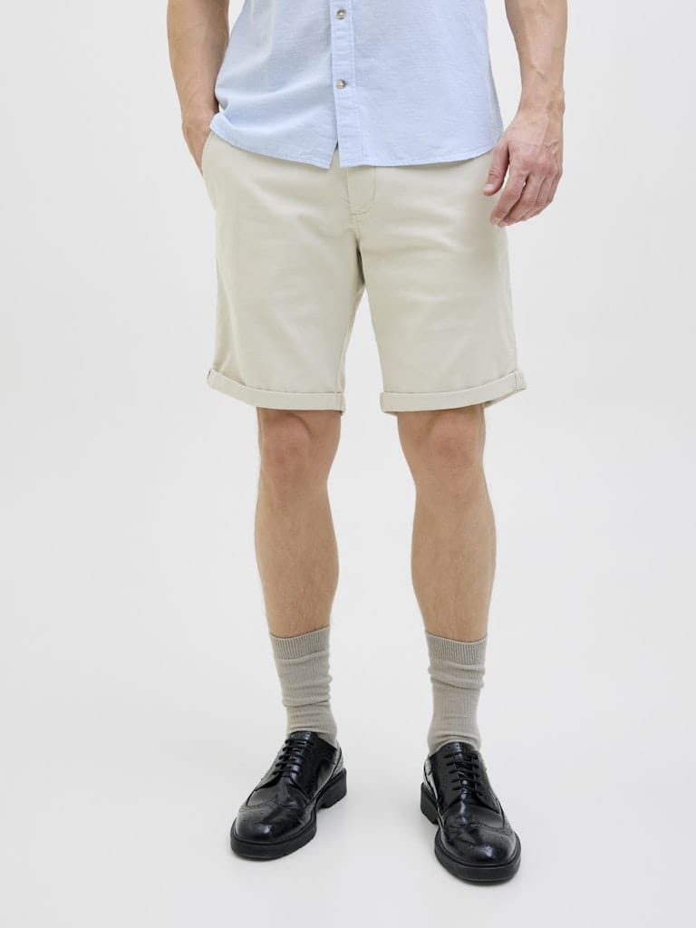 Bermuda chino beige - JPSTFURY SHORTS SRT SN