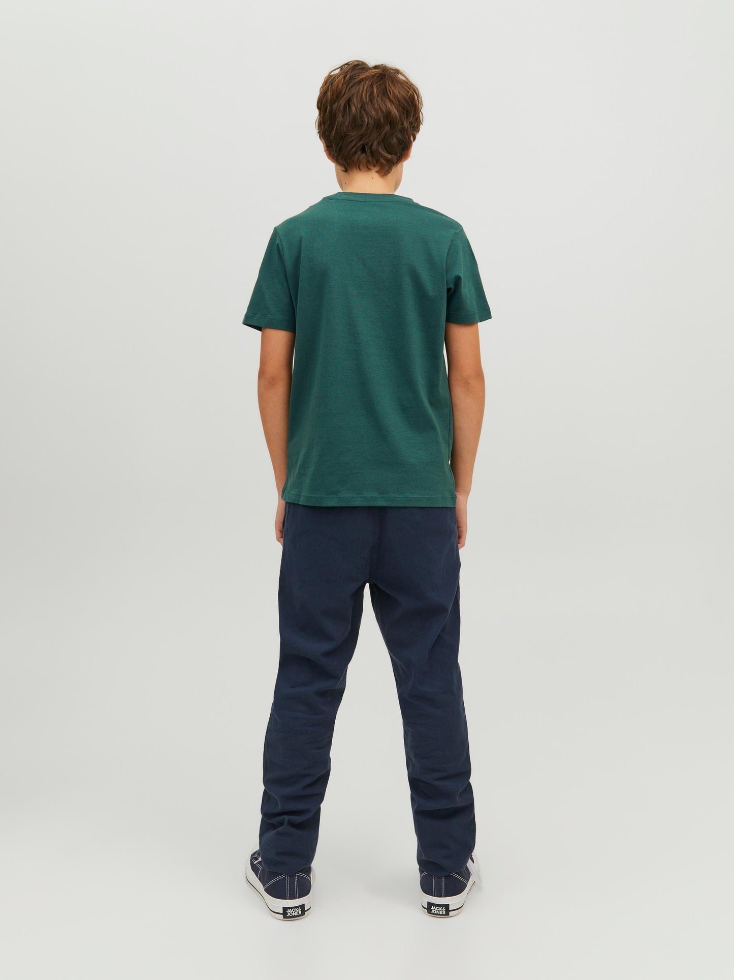 Camiseta de manga corta con logo delantero verde - JORRACES