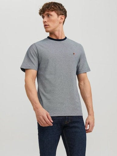 Camiseta manga corta gris- JPRBLUWIN