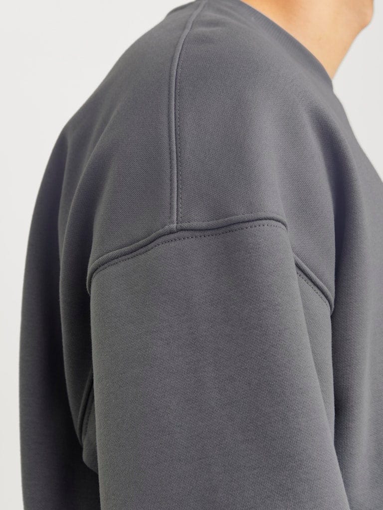 Sudadera con backprint gris - JJEURBAN