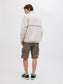 Bermuda cargo marrón - JPSTCOLE HART TECH CARGO SHORTS MID