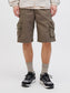 Bermuda cargo marrón - JPSTCOLE HART TECH CARGO SHORTS MID