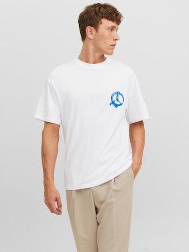 Camiseta estampado espalda JORFESTBACK Blanco