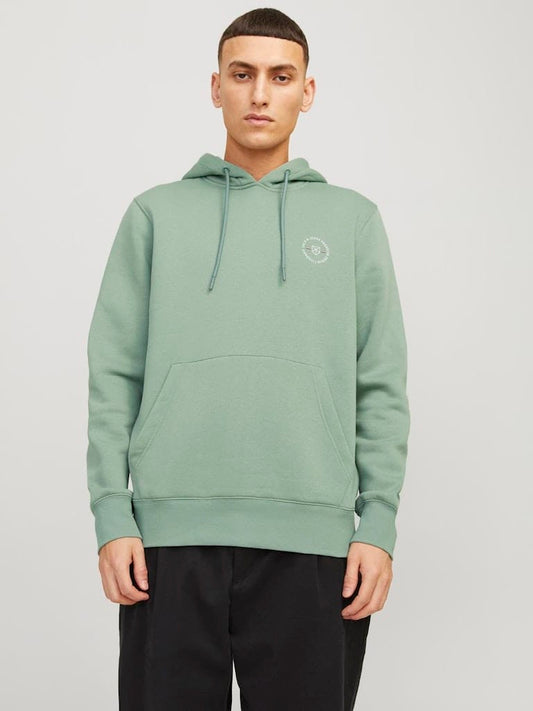 Sudadera verde básica con capucha -JPRBLUSHIELD