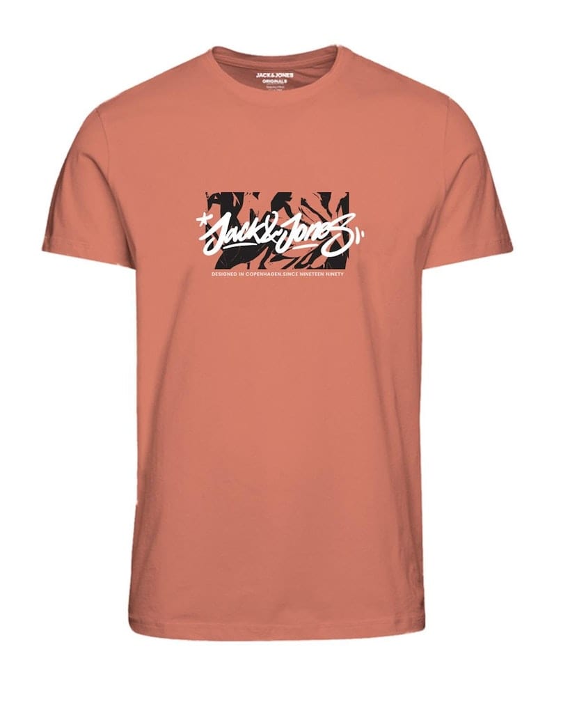 Camiseta con logo rosa - JORSEQUOIA