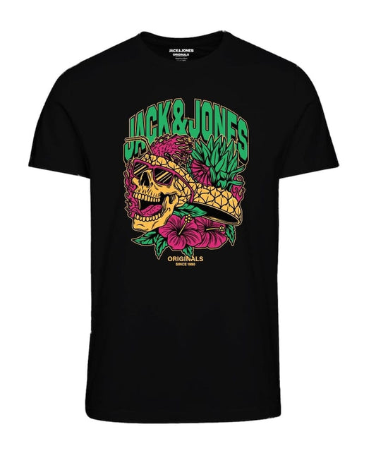 Camiseta estampada negra - JORSEQUOIA