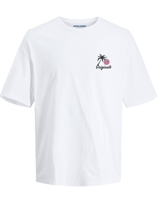 Camiseta estampada blanca - JORBRADLEY