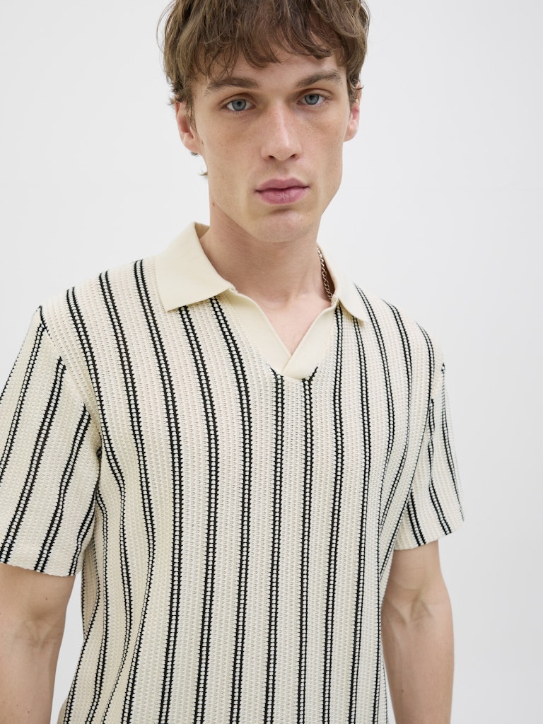 JPRBLUHARRY Polo-Shirt - Cloud Dancer