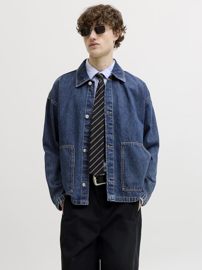 JORCAMBRIDGE Denim Shirt - Dark Blue Denim