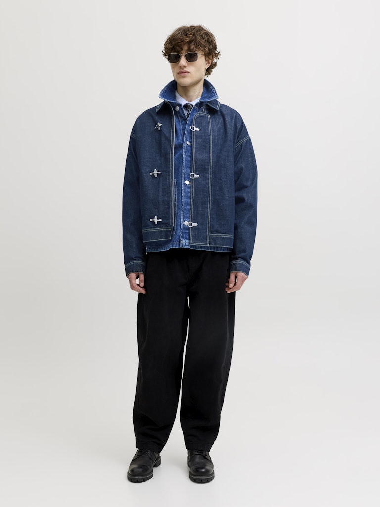 JORCAMBRIDGE Denim Shirt - Dark Blue Denim