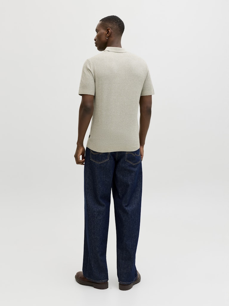 JPRBLURILEY Knit Polo-Shirt - Mermaid