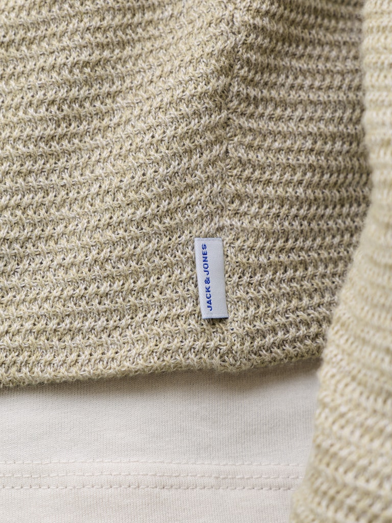 JPRBLURILEY Knit Polo-Shirt - Lemon Pepper