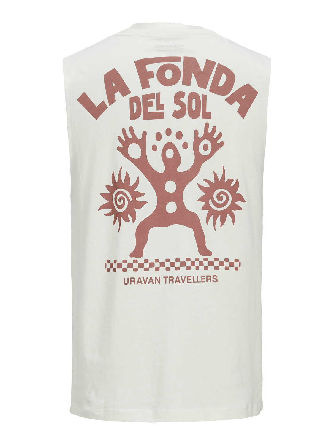 Camiseta de tirantes estampada blanca - JORFONDA