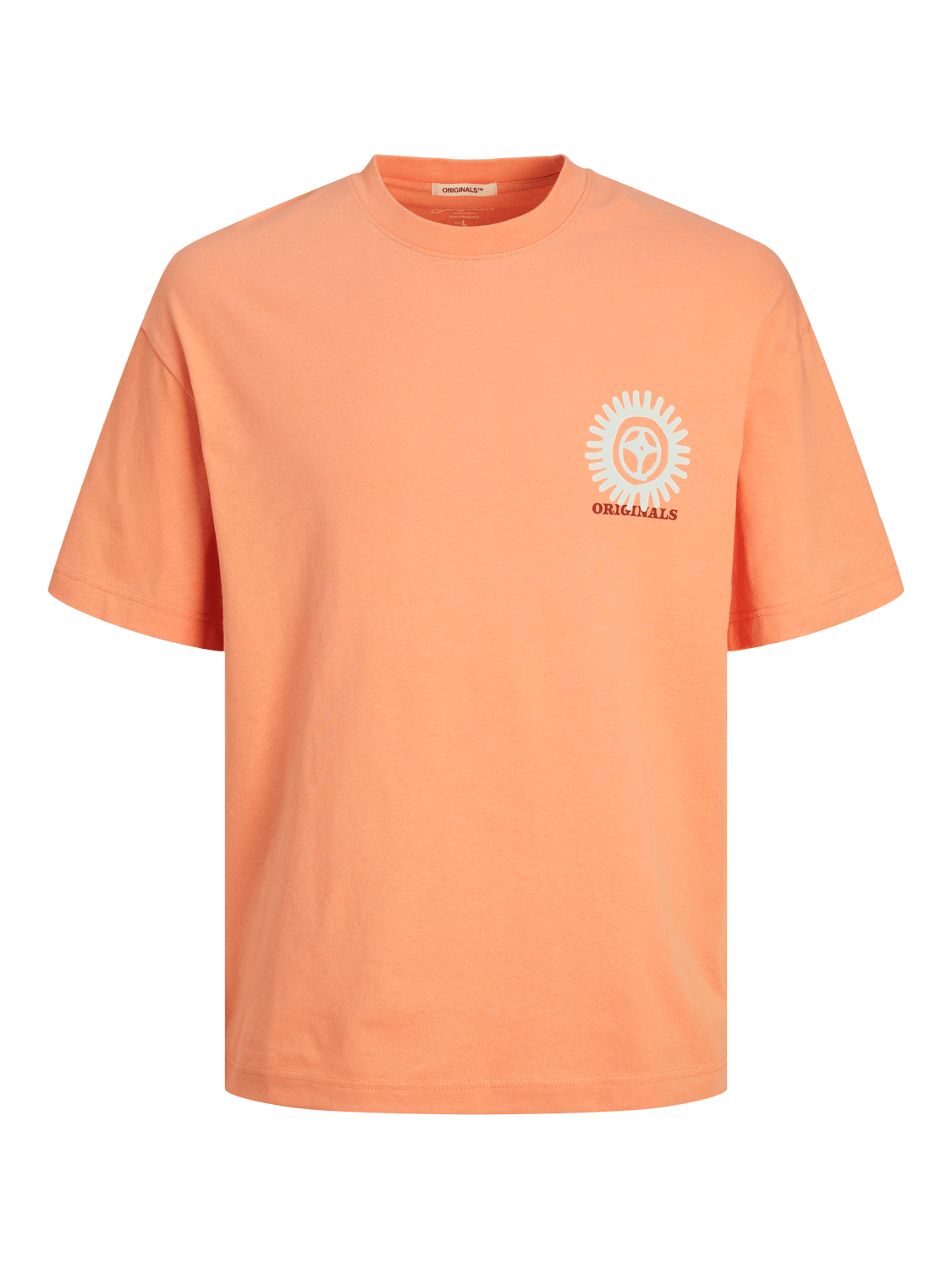 Camiseta estampada naranja - JORKALBARRI