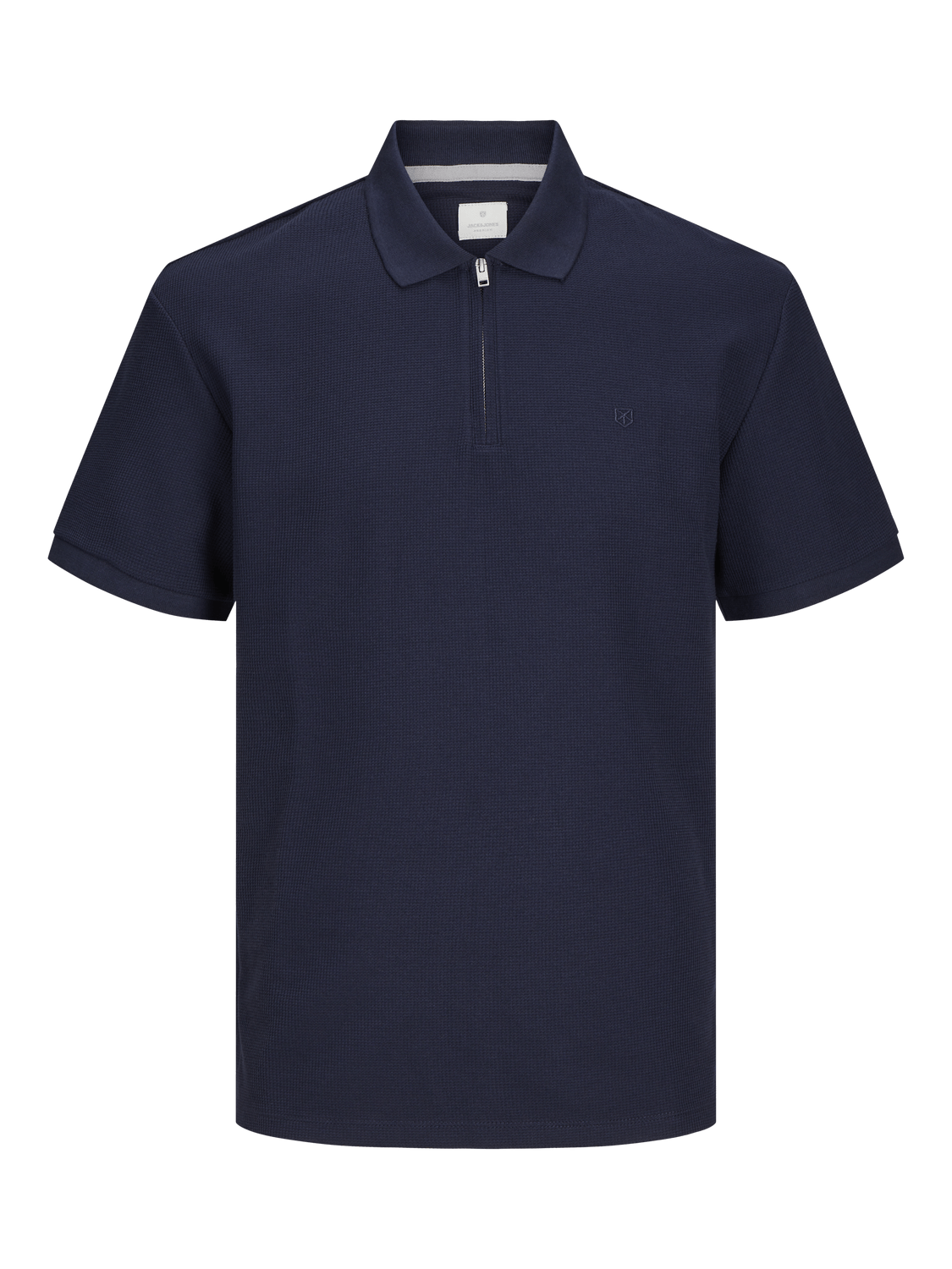 Polo piqué azul - JPRCCJOHNNY