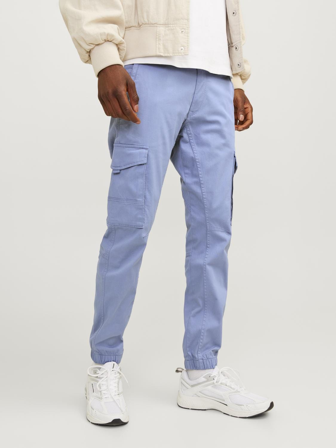 Pantalón Cargo Slim Azul - JPSTPAUL FLAKE