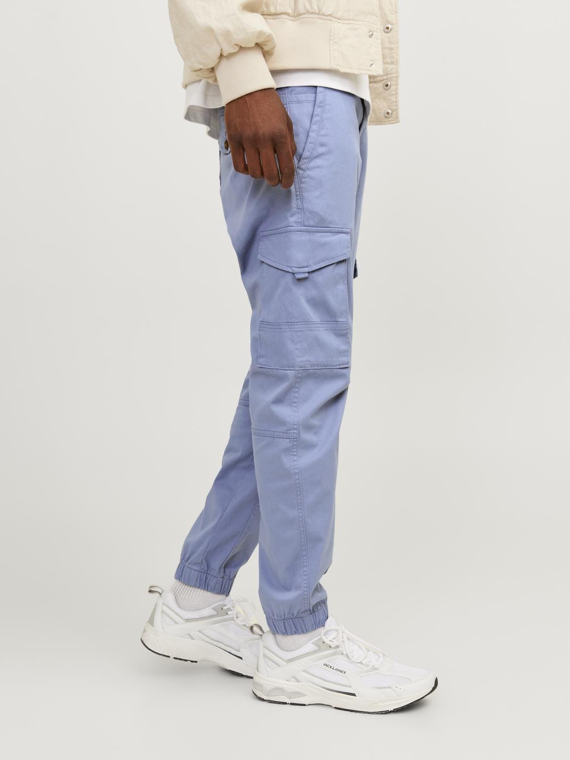 Pantalón Cargo Slim Azul - JPSTPAUL FLAKE