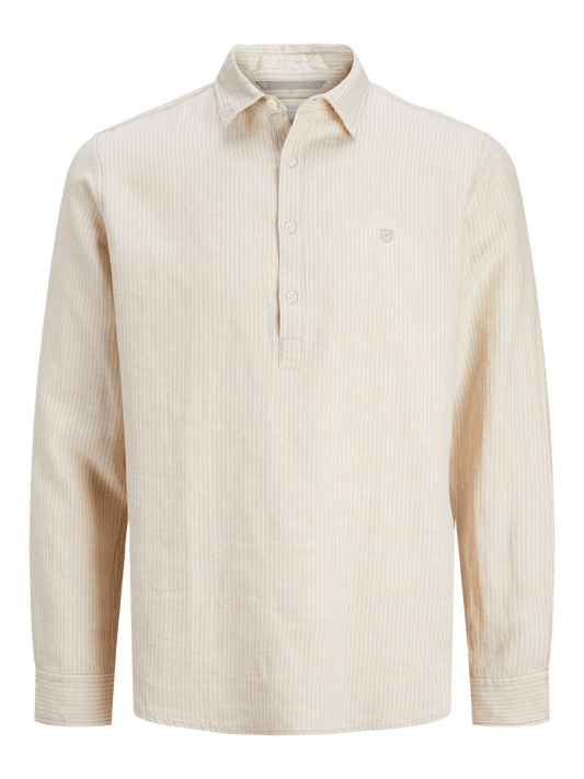 Camisa lino blanca - JPRCCMAZE