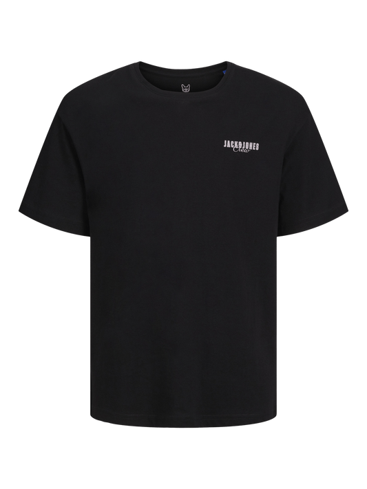 Camiseta negra JUNIOR - JJSTYD