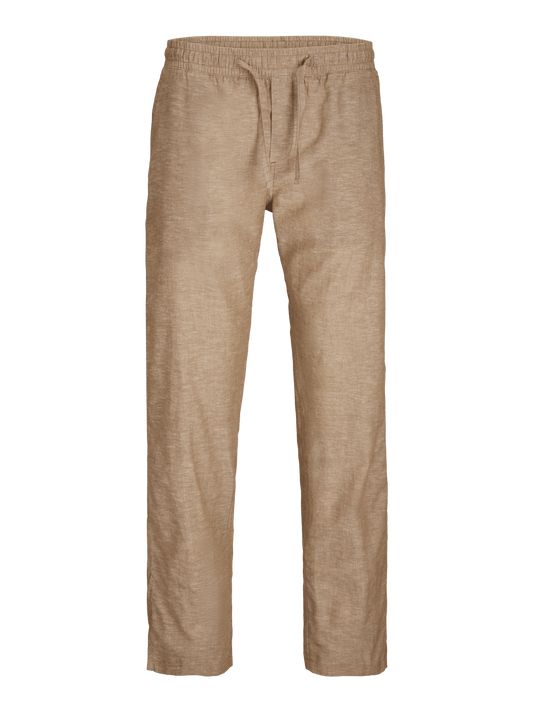 Pantalón lino beige - JPSTKANE