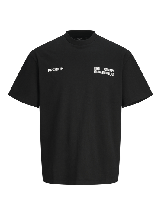 Camiseta con logo negra - JPRBLAHARVEY